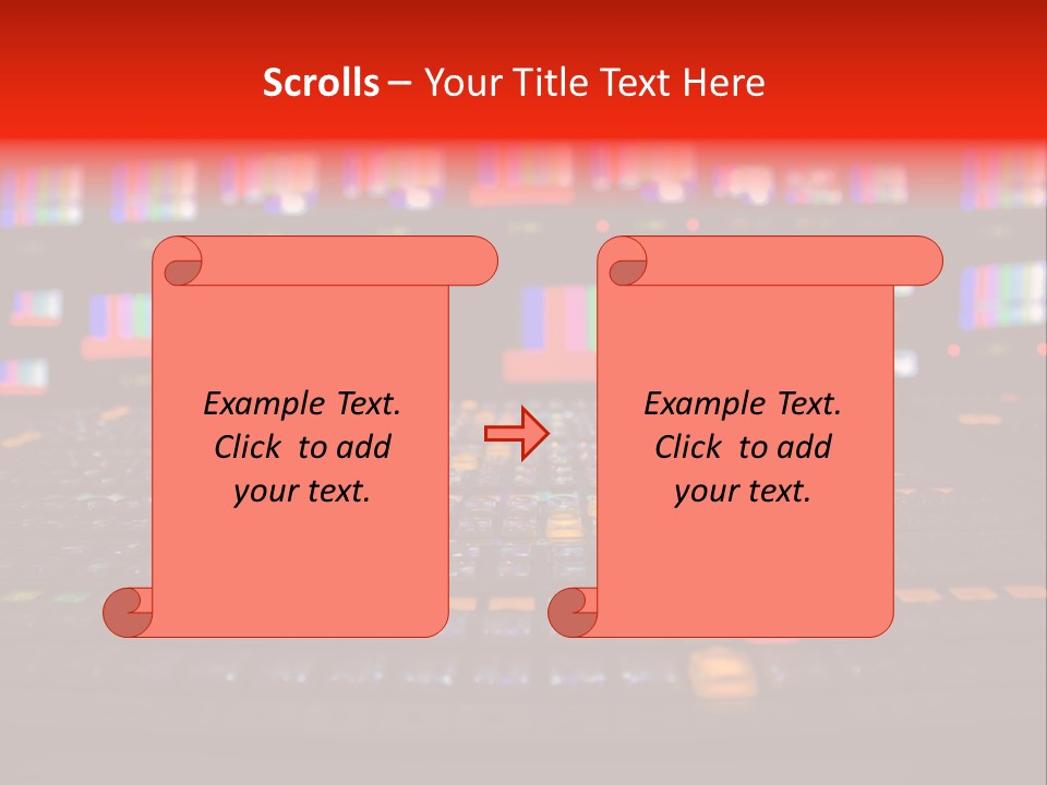 Vision Mixer Room News PowerPoint Template