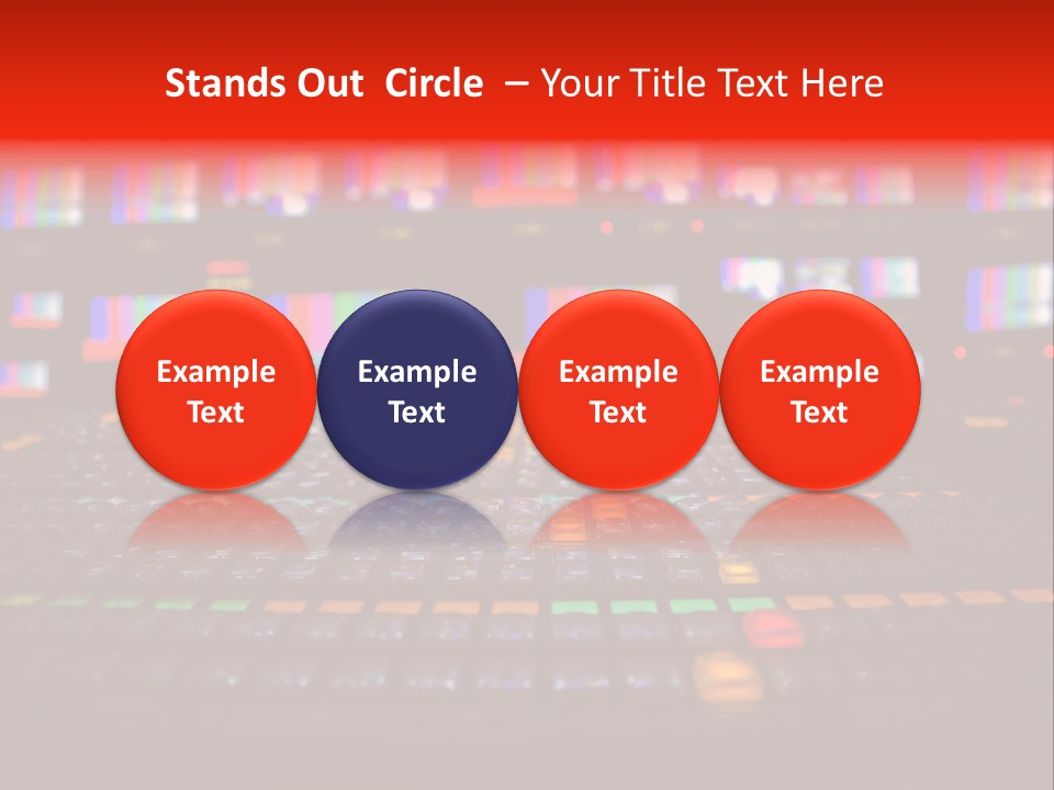 Vision Mixer Room News PowerPoint Template