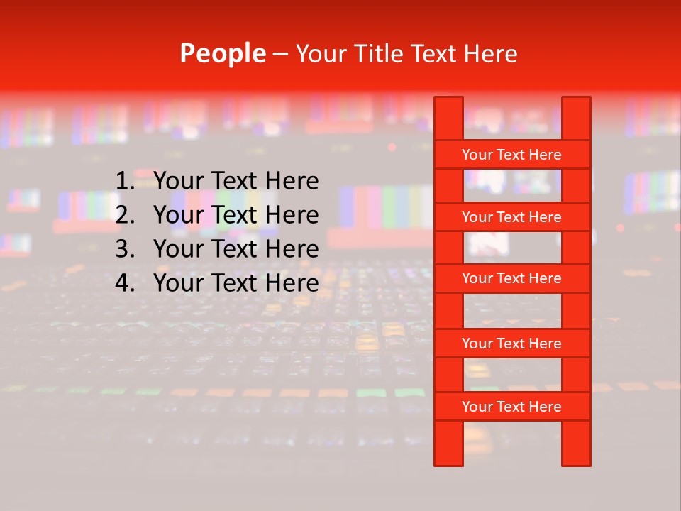 Vision Mixer Room News PowerPoint Template