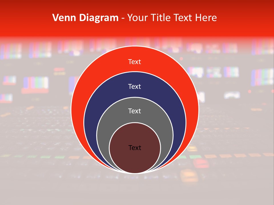 Vision Mixer Room News PowerPoint Template