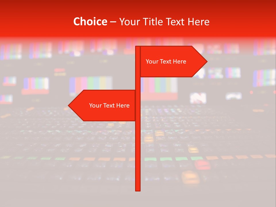 Vision Mixer Room News PowerPoint Template