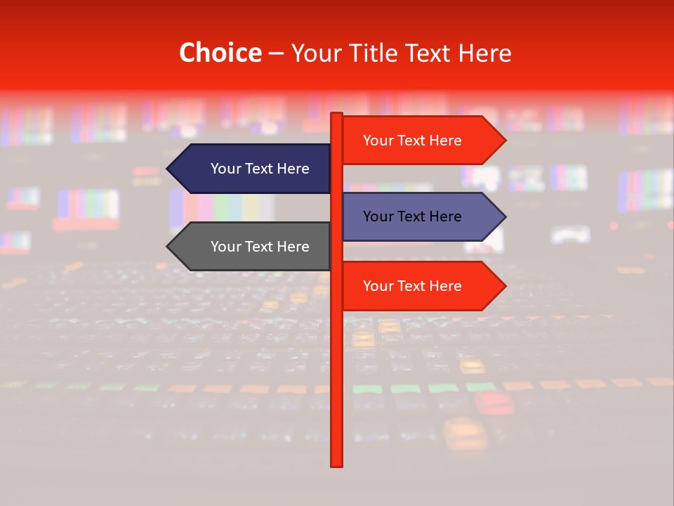 Vision Mixer Room News PowerPoint Template