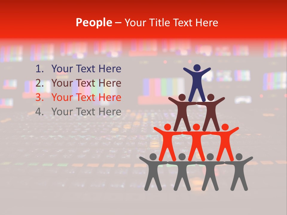 Vision Mixer Room News PowerPoint Template