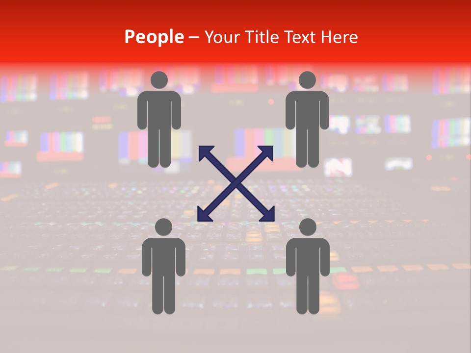 Vision Mixer Room News PowerPoint Template