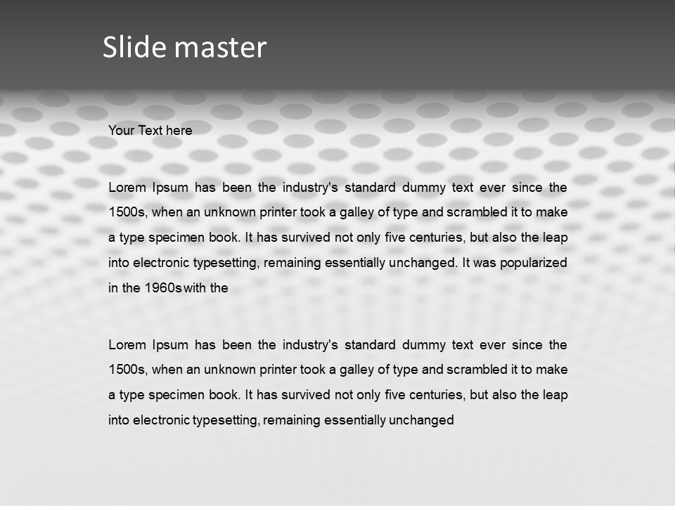 Creativity Paintbrush Expressionism PowerPoint Template