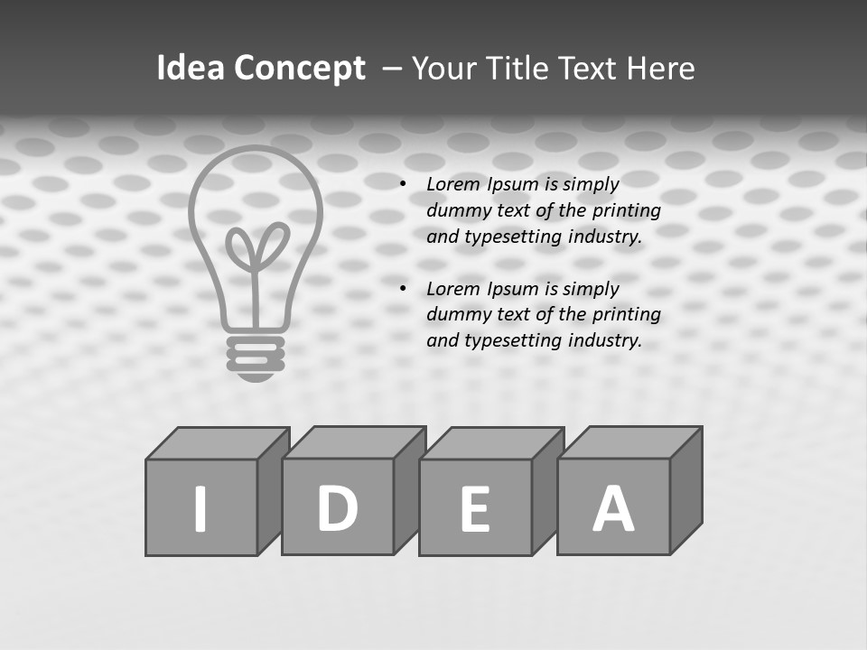 Creativity Paintbrush Expressionism PowerPoint Template