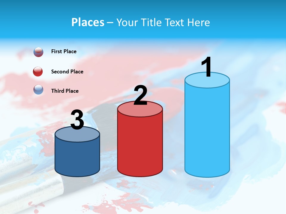 Creativity Paintbrush Expressionism PowerPoint Template