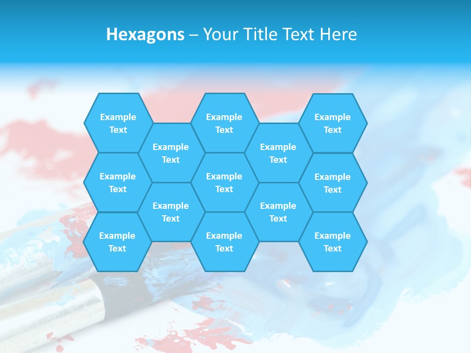 Creativity Paintbrush Expressionism PowerPoint Template