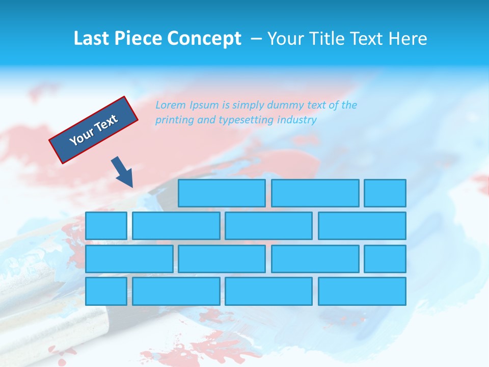 Creativity Paintbrush Expressionism PowerPoint Template