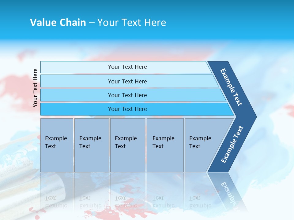 Creativity Paintbrush Expressionism PowerPoint Template