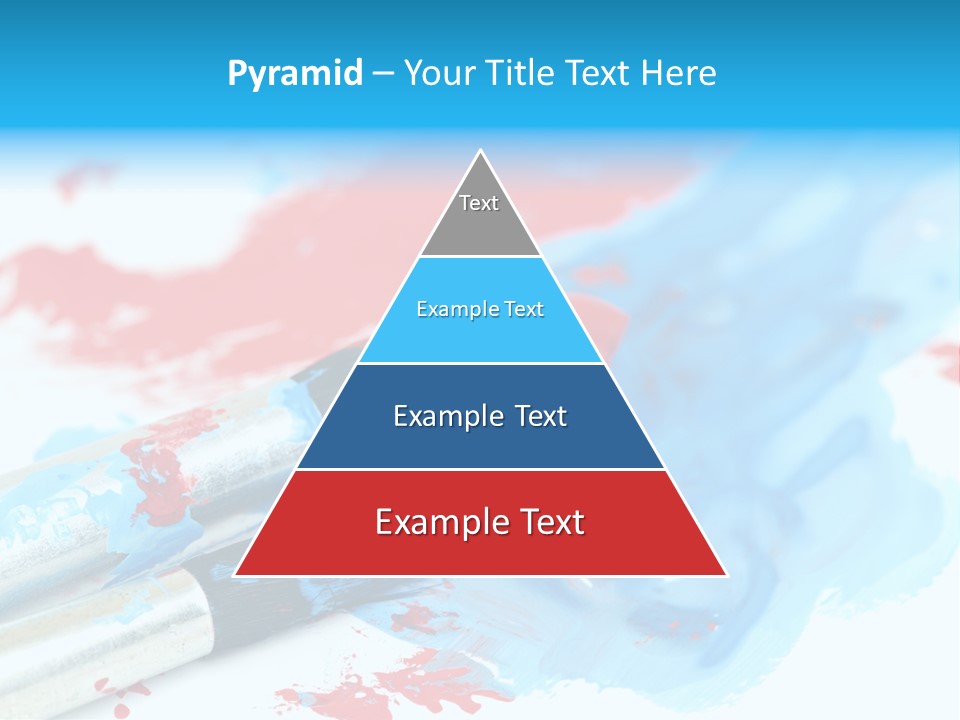 Creativity Paintbrush Expressionism PowerPoint Template