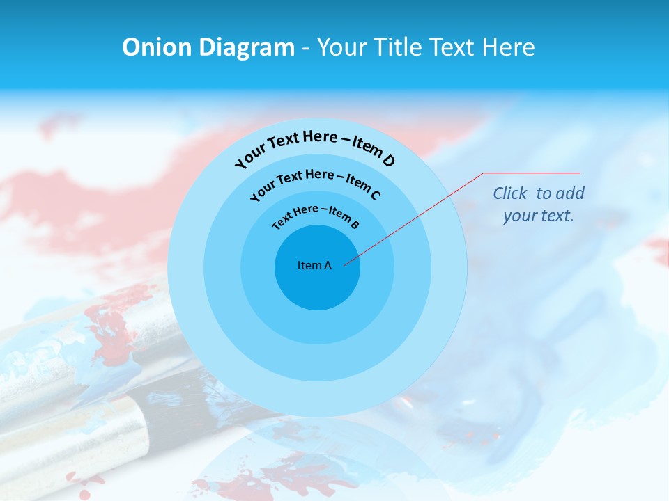 Creativity Paintbrush Expressionism PowerPoint Template