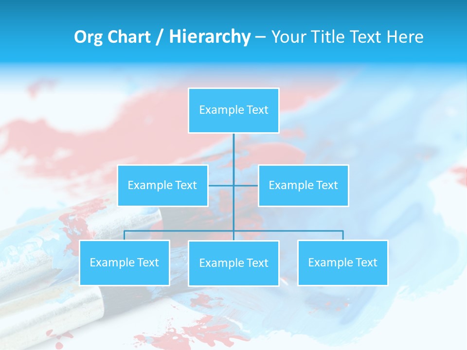 Creativity Paintbrush Expressionism PowerPoint Template