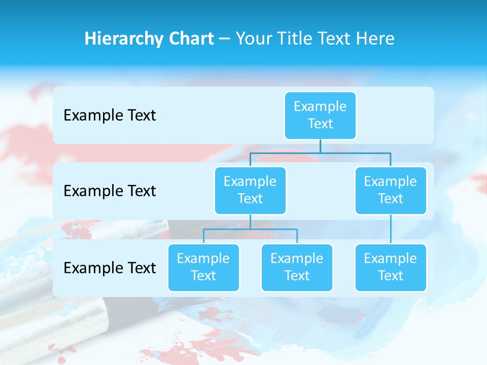 Creativity Paintbrush Expressionism PowerPoint Template
