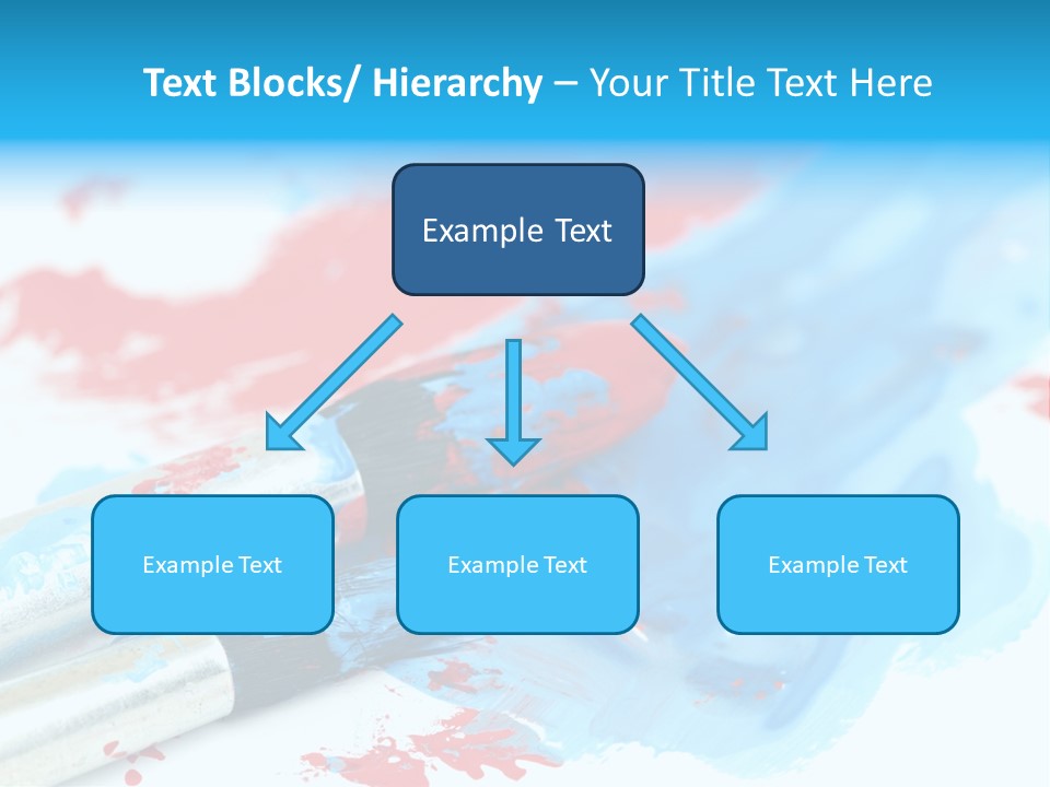 Creativity Paintbrush Expressionism PowerPoint Template