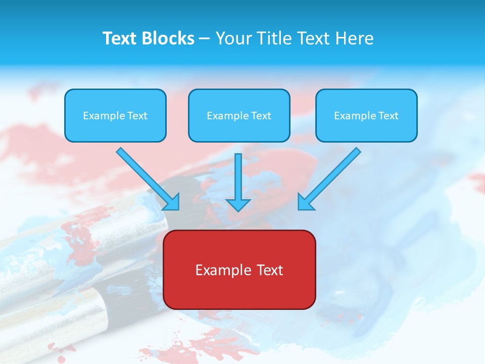 Creativity Paintbrush Expressionism PowerPoint Template