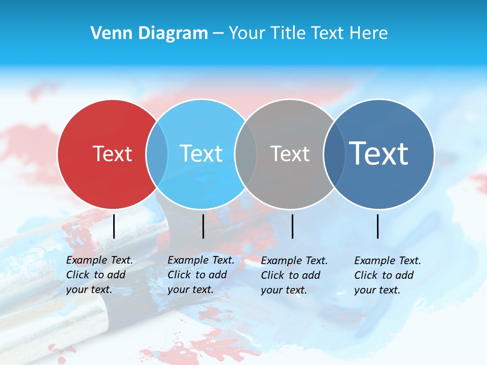 Creativity Paintbrush Expressionism PowerPoint Template