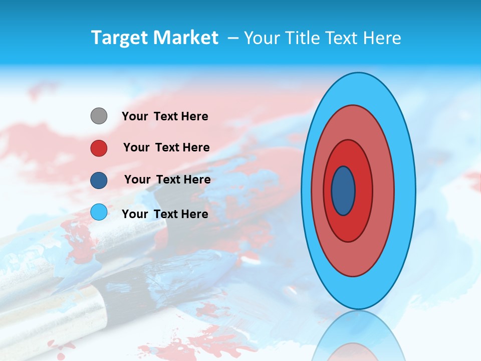 Creativity Paintbrush Expressionism PowerPoint Template