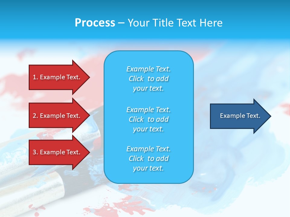 Creativity Paintbrush Expressionism PowerPoint Template