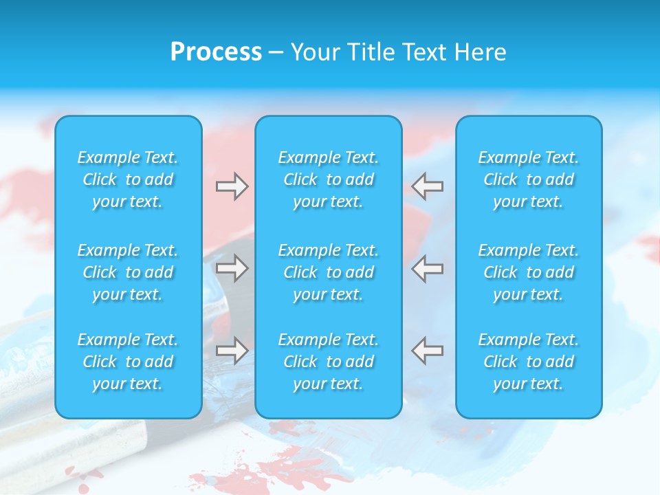 Creativity Paintbrush Expressionism PowerPoint Template