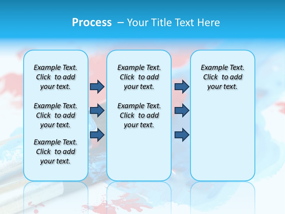 Creativity Paintbrush Expressionism PowerPoint Template