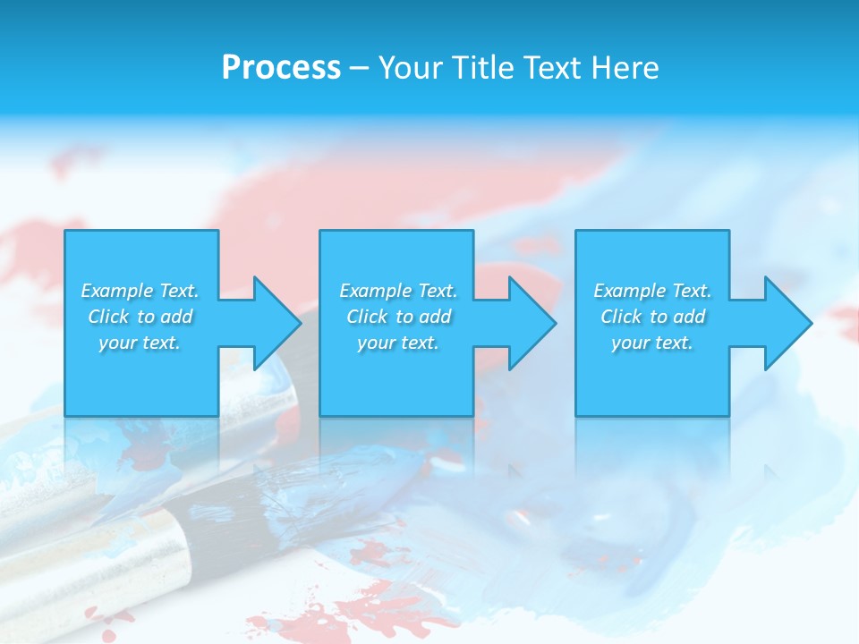 Creativity Paintbrush Expressionism PowerPoint Template