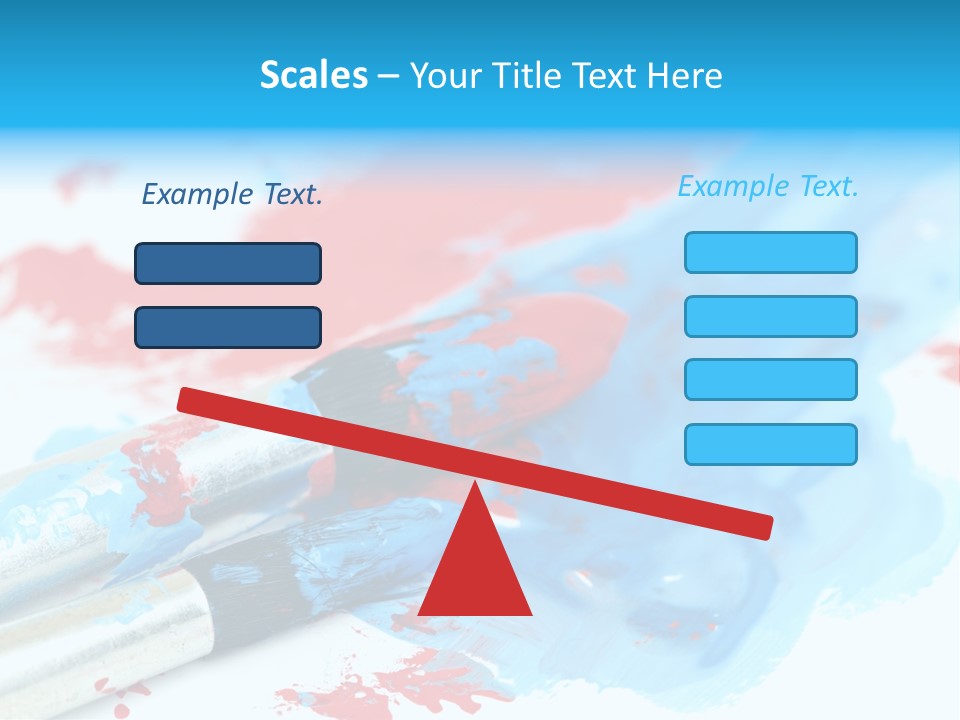 Creativity Paintbrush Expressionism PowerPoint Template