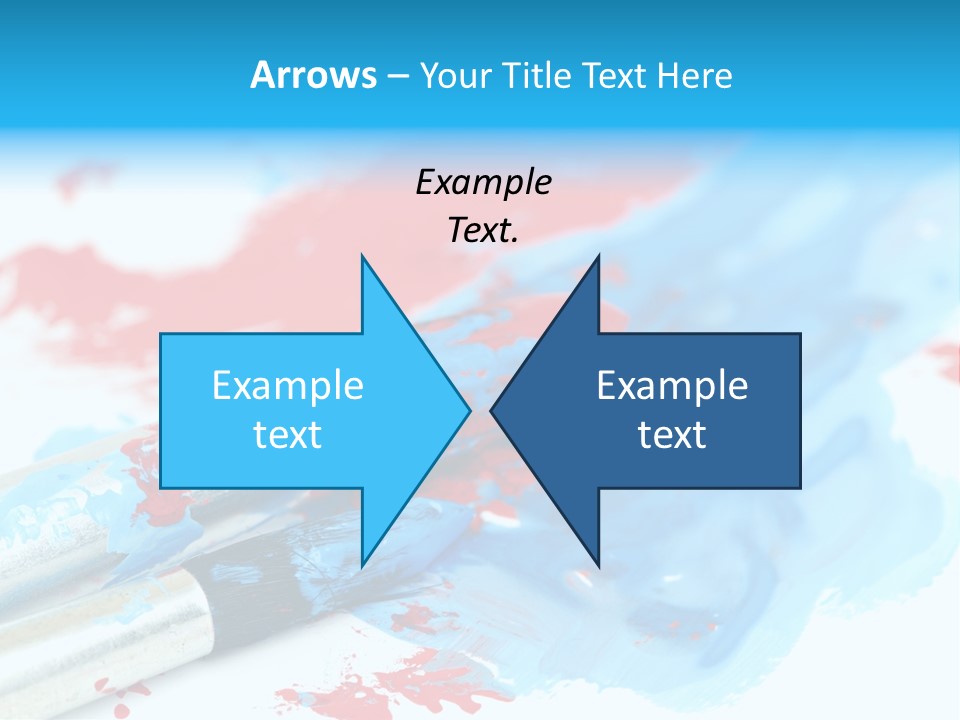 Creativity Paintbrush Expressionism PowerPoint Template