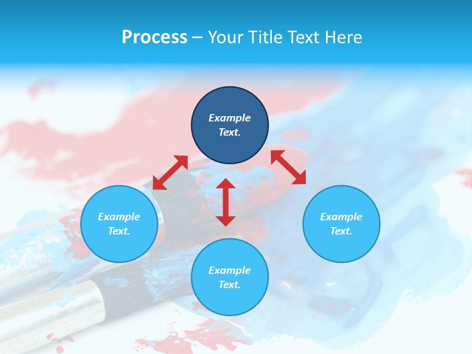 Creativity Paintbrush Expressionism PowerPoint Template