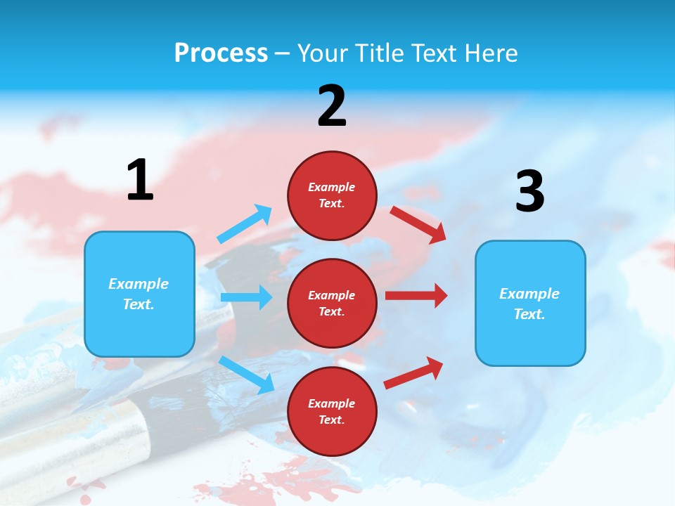 Creativity Paintbrush Expressionism PowerPoint Template