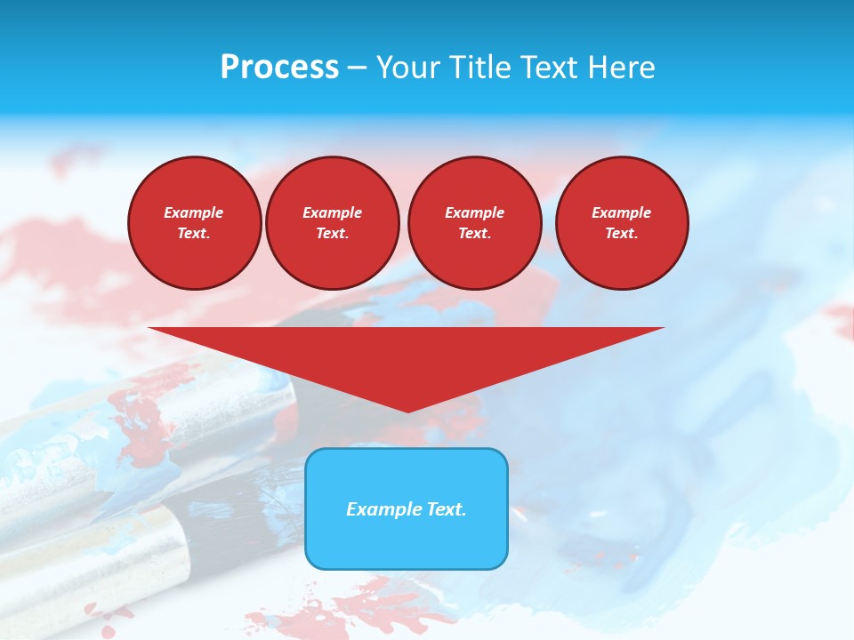 Creativity Paintbrush Expressionism PowerPoint Template