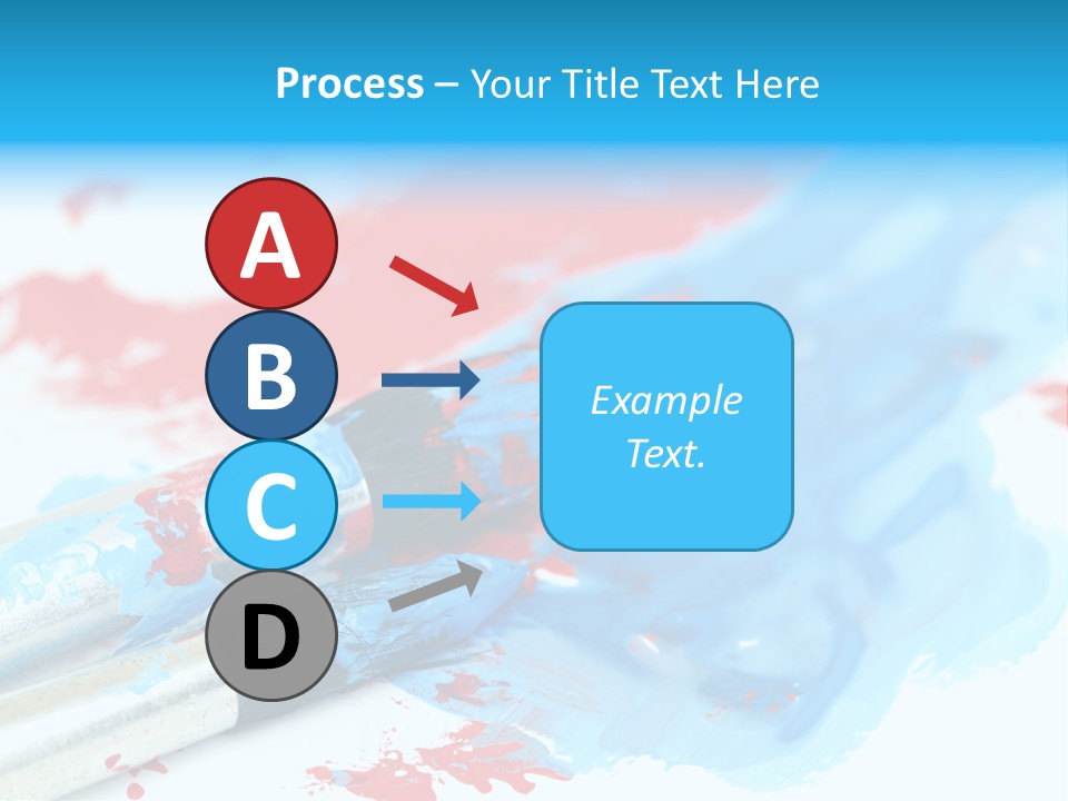 Creativity Paintbrush Expressionism PowerPoint Template