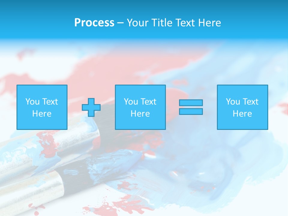 Creativity Paintbrush Expressionism PowerPoint Template