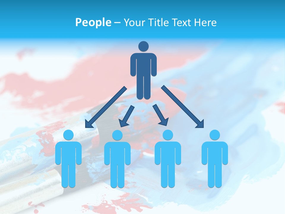 Creativity Paintbrush Expressionism PowerPoint Template