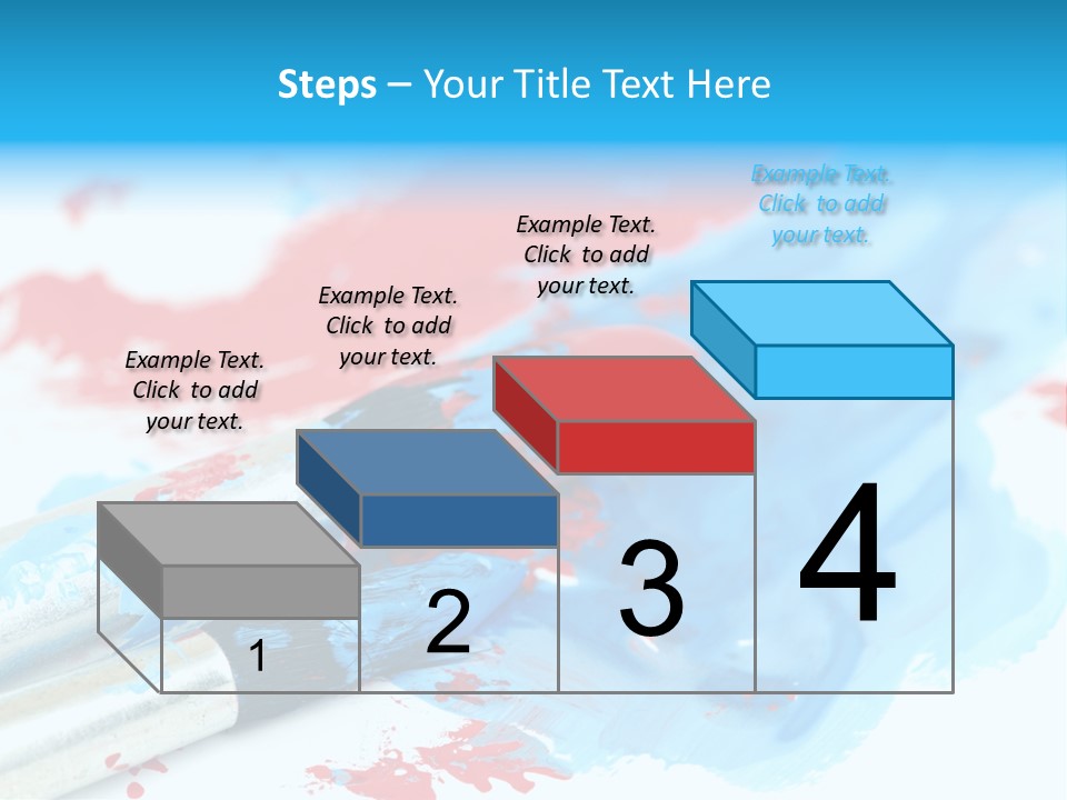 Creativity Paintbrush Expressionism PowerPoint Template