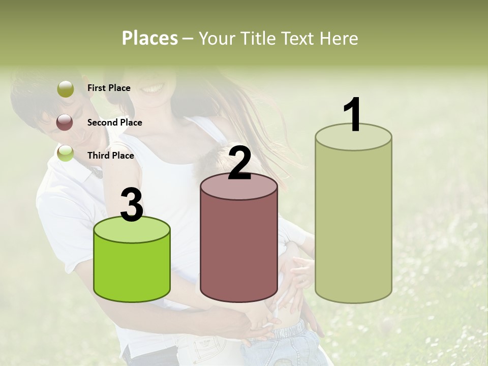 Park Relationship Smiling PowerPoint Template