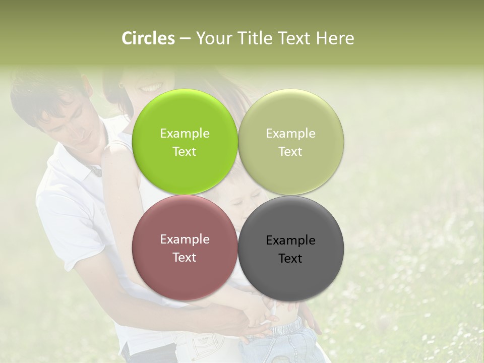 Park Relationship Smiling PowerPoint Template