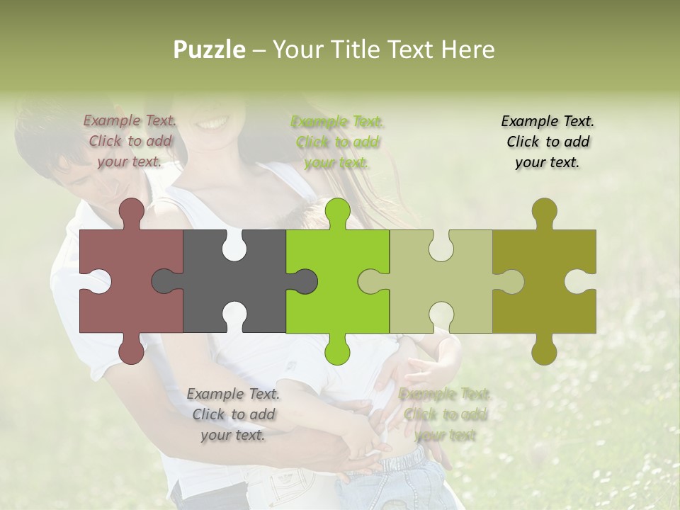 Park Relationship Smiling PowerPoint Template