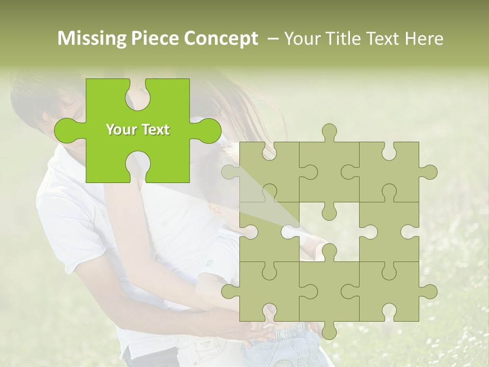 Park Relationship Smiling PowerPoint Template