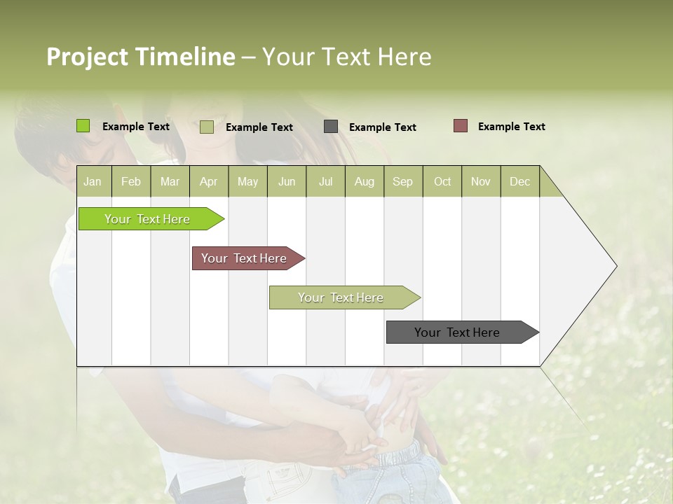 Park Relationship Smiling PowerPoint Template