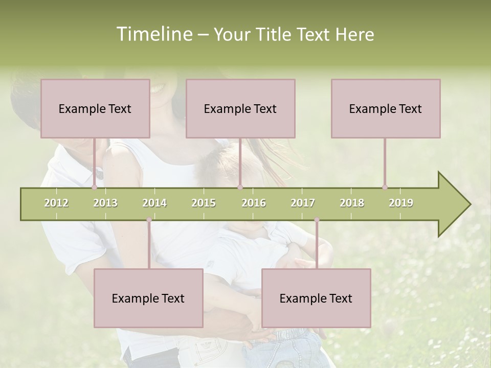 Park Relationship Smiling PowerPoint Template