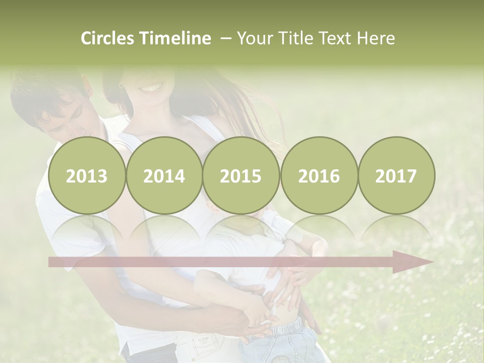 Park Relationship Smiling PowerPoint Template