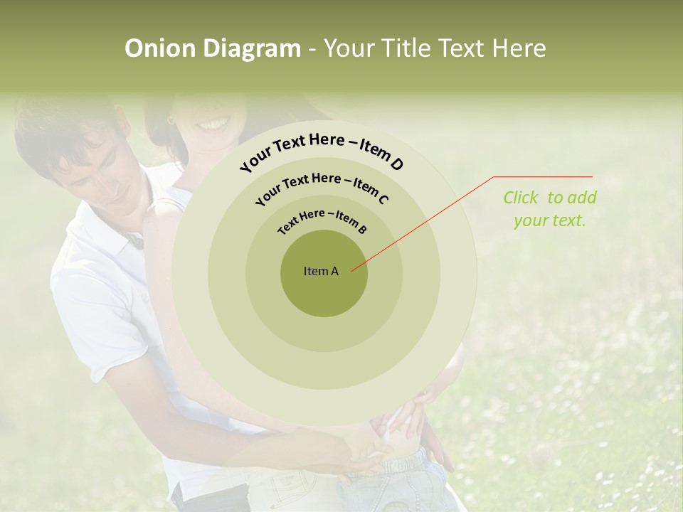 Park Relationship Smiling PowerPoint Template