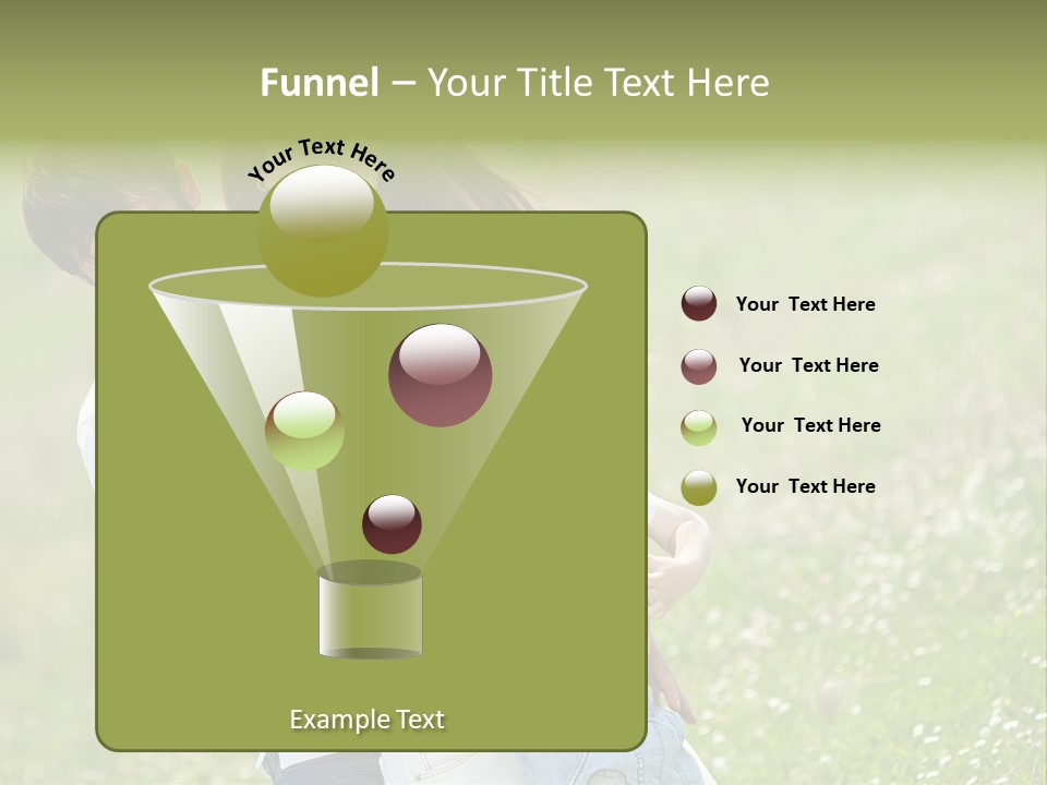 Park Relationship Smiling PowerPoint Template