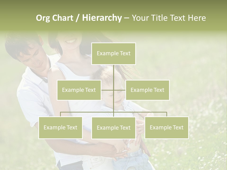 Park Relationship Smiling PowerPoint Template