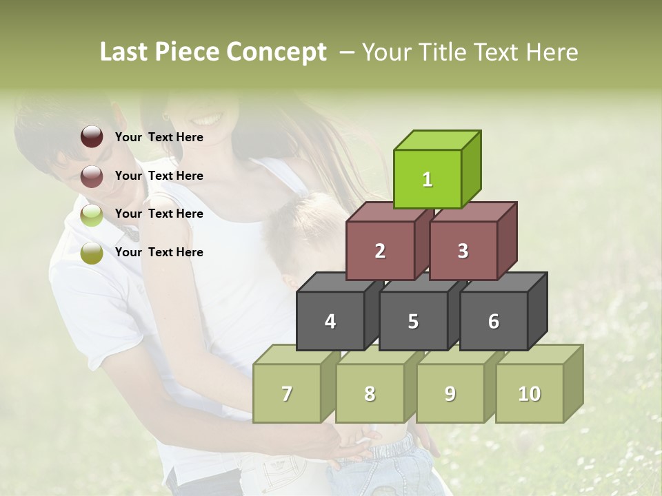 Park Relationship Smiling PowerPoint Template