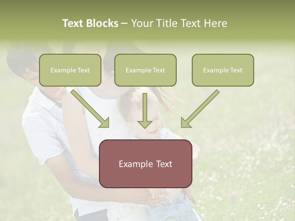 Park Relationship Smiling PowerPoint Template