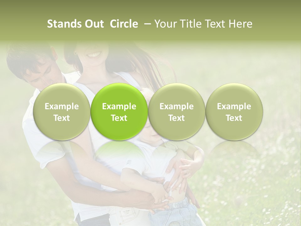 Park Relationship Smiling PowerPoint Template