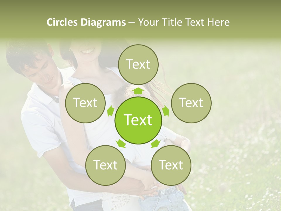 Park Relationship Smiling PowerPoint Template