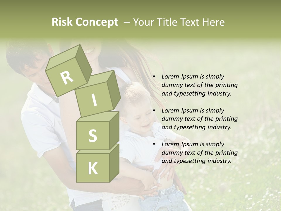 Park Relationship Smiling PowerPoint Template